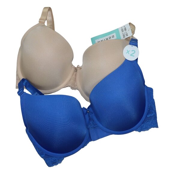 Dorina Other - Dorina Adele 2-Piece Set Lace Detail Underwire Support Women's Bras 32G NWT